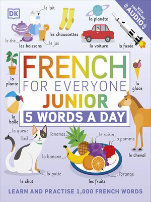 cover image of French for Everyone Junior 5 Words a Day